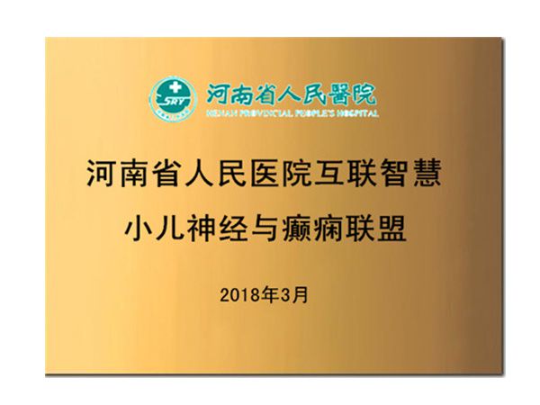 河南省人民医院互联智慧小儿神经与癫痫联盟